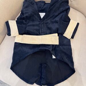 Pehom New York Navy Corduroy Dog Jacket brand new size M size XL two items